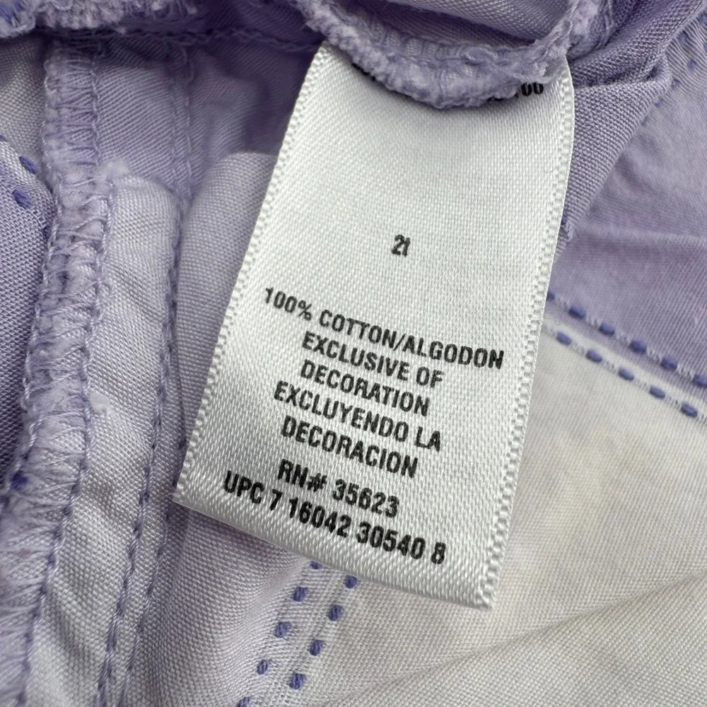 Carters Girls Purple & White Diamond Plaid Floral Embroidered Sun Dress Size 2T